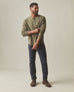Men's Long Sleeve Broken-In Premium Slub Henley - Washed Seaweed